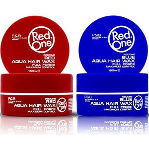 Red One RED & BLUE Full Force haarwax 150 ml, 2 stuks