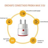 Konyks - Priska Max 3 - Slimme Stekker - Transparant - EU Plug 220V