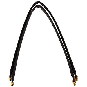 Kabel Adapter Window Feed Through 2 x 50cm Zwart SMA Vrouwelijk naar SMA Mannelijk voor Externe Antenne en 4G LTE 5G Router Huawei B715, B525, B528, E5186, TP Link, Teltonika