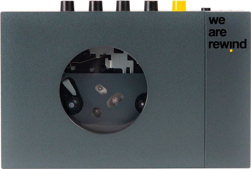 We Are Rewind - Draagbare Cassettespeler - Bluetooth - Keith - Aluminium Behuizing - 12 Uur Afspelen