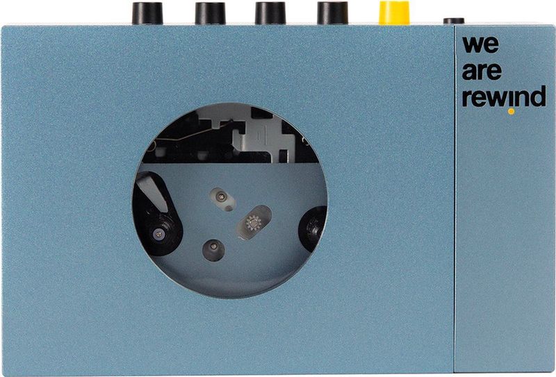 We Are Rewind - Player - Draagbare Cassette - Transparant - Aluminium