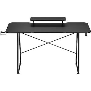 OPLITE ATIKA T10 XL Desk Gaming-bureau, afmetingen: 136 x 60 cm, zwart/rood