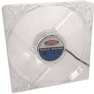 ventilator, 8 cm, transparant.