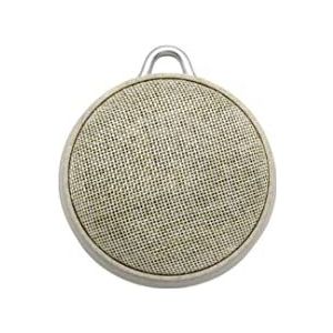 Halterrego Bluetooth-luidspreker, biologisch afbreekbaar, BT V5.0, geïntegreerde Mincro RMS 3 W, Aux in, oplaadbare batterij 800 mAh, IPX7, kleur: beige