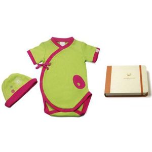 Pandi Panda Baby Meisjes Outfit Roze Fuchsia Roze 6 tot 12 Maanden
