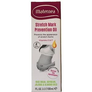 Maternea Elasticiteitsolie - behoudt de Elasticiteit, Diepe Hydratie En Voeding Van De Huid. Helpt Om Het Uitzicht Van Stretch Marks Vorming Te Voorkomen Bij Zwangerschap - 100ml