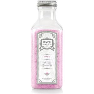 Rose Bath Salts Aromatherapy | Ontspannende badzout met 100% natuurlijke Bulgaarse rozenolie | Kerstcadeau