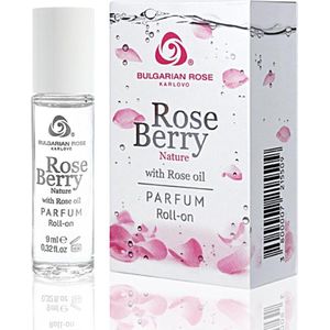 Parfum roll-on Rose Berry Nature | Langdurige parfum met intense geur van exotisch fruit en bloeiende bloemen en 100% natuurlijke Bulgaarse rozenolie | Moederdag cadeau