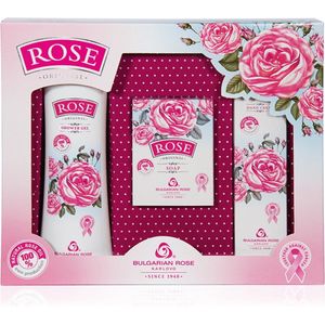 Rose Original Gift set | Cadeauset - douchegel + handcrème + zeep | Rozen cosmetica met 100% natuurlijke Bulgaarse rozenolie en rozenwater | Moederdag cadeau