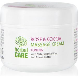 Toning massage cream Rose & Cocoa | Revitaliserende massagecrème met cacaoboter, calendula extract en 100% natuurlijke Bulgaarse rozenolie en rozenwater
