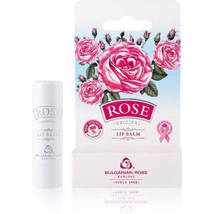 Bulgarian Rose - Verzachtende lippenbalsem - Bij gesprongen en gebarsten lippen - Herstelt en beschermt