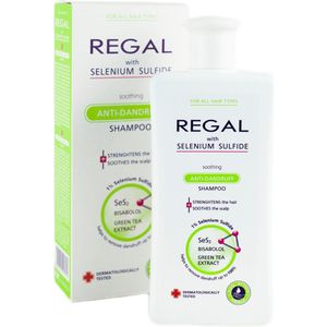 Regal Anti Roos Shampoo - Selenium Sulfide Shampoo - Kalmerend voor Alle Haartypes - 200ml