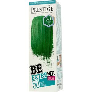 Prestige BeExtreme Wild Green - Haarverf Groen - Semi-Permanente Haarkleuring - Zonder Ammoniak/Peroxide/PPD/Parabenen