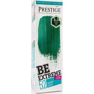 Prestige BeExtreme Dragon Green - Haarverf Groen - Semi-Permanente Haarkleuring - Zonder Ammoniak/Peroxide/PPD/Parabenen