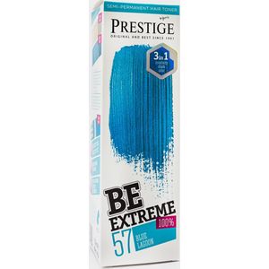 Prestige BeExtreme Blue Lagoon - Haarverf Blauw - Semi-Permanente Haarkleuring - Zonder Ammoniak/Peroxide/PPD/Parabenen