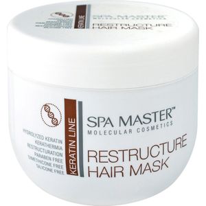 Spa Master Restructure Hair Mask - Keratine Haarmasker Voor Beschadigd Haar - 500ML