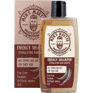 Men's Master Energy Shampoo Mannen - Stimuleert Haargroei & Vermindert Haarverlies - Normaal & Dun Haar - 260ML
