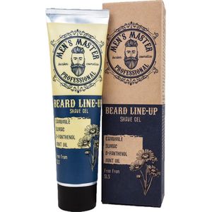 Men's Master Beard Line-up Shave Gel - Scheergel - Transparant - Scheren zonder Water - 100ML