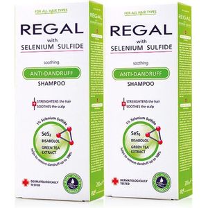 Regal - Anti-Roos Shampoo - Voordeelverpakking 2 Stuks - 2 x 200ml
