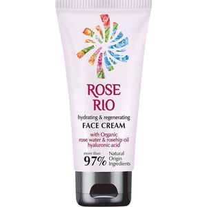 Hydra bio gezicht creme met rozen water avocado en rozenbottel olie 50ml