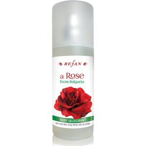 Refan natuurlijke en hyper allergische Rozen water deodorant spray 125ml
