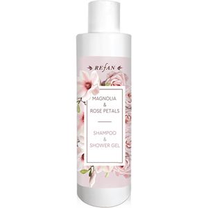 Refan natuurlijke Magnolia en rozenblaadjes Shampoo-douchegel met Groene thee 250ml
