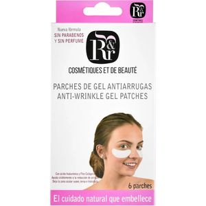 Anti-rimpel-gelpatches voor de ogen, 6 stuks