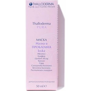 Thalloderma® Vette huid gezicht masker - acne - puisten - jeuk - geïrriteerde huid 50ml