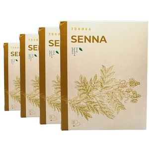 Tea Senna Cassia Senna theeblaadjes voor het reinigen van de darm, 20 theezakjes (4 stuks)
