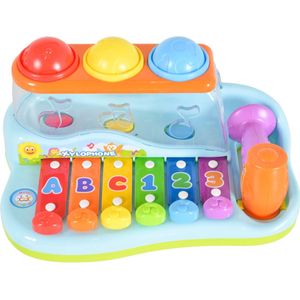 Hola Toys - Xylofoon met Ballen - Multicolor - Hout