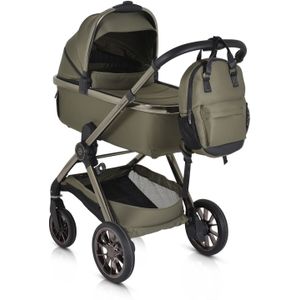 Cangaroo - iClick - Kinderwagen - Zwart - Stof - Geschikt vanaf geboorte