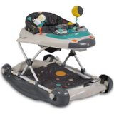 Cangaroo Lauflernhilfe Cosmos 3 in 1 Wippe, Stopper Musik Licht höhenverstellbar türkis