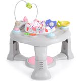 Cangaroo Hopser Mate, Spielcenter, Sitz um 360° drehbar, 4-fach höhenverstellbar rosa