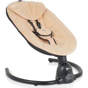 Moni Babywippe Clarissa elektrisch Moskitonetz Fernbedienung Musikfunktion Timer beige