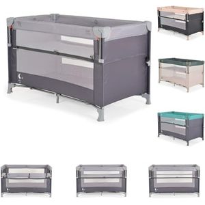 Cangaroo Next Level Grey Campingbed Incl. Bodemverhoger