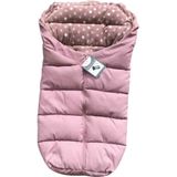 Cangaroo Fußsack Cuddle, für Kinderwagen Thermofleece wasserdicht Reißverschluss rosa