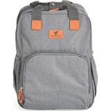Cangaroo Kinderwagentasche Liana 2 in 1 Rucksack Babybett Reißverschluss Clips grau