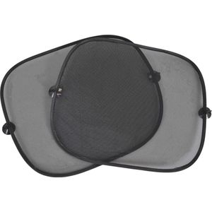 Cangaroo - Basic - Zonnescherm - Zwart - 2 Stuks