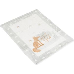 Cangaroo - Sherpa Little Friends - Wiegdeken - Grijs - Polyester