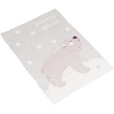 Cangaroo - Dreamy Bear - Wiegdeken - Grijs - Polyester