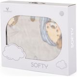 Cangaroo - Softy Lovely Day - Dekentje - Grijs - Polyester