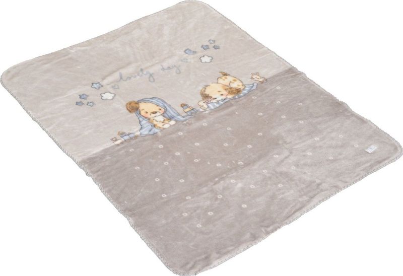 Cangaroo - Softy Lovely Day - Dekentje - Grijs - Polyester