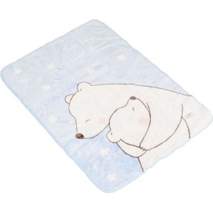 Cangaroo - Softy Sweet Hugs - Wiegdeken - Blauw - Polyester