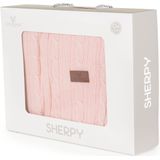 Cangaroo - Sherpy - Wiegdeken - Roze - 100% Katoen/100% Polyester