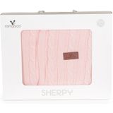 Cangaroo - Sherpy - Wiegdeken - Roze - 100% Katoen/100% Polyester