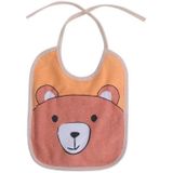 Baby Care Babylatz-Set 7-teilig, einlagig, zum Binden, waschbar, ab Geburt beige