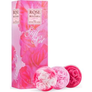 Biofresh - Giftset 3 rozen zeepjes 90 gr Rose of Bulgaria