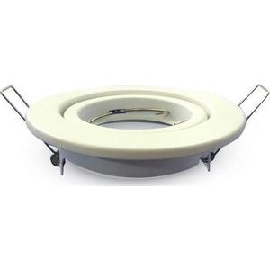 V-tac Inbouwspot Vt-7227 Kantelbaar Gu10 35w 9,9 Cm Staal Wit