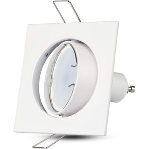 V-TAC VT-779-WH-SQ LED-spot - Inbouwarmatuur - Wit - GU10