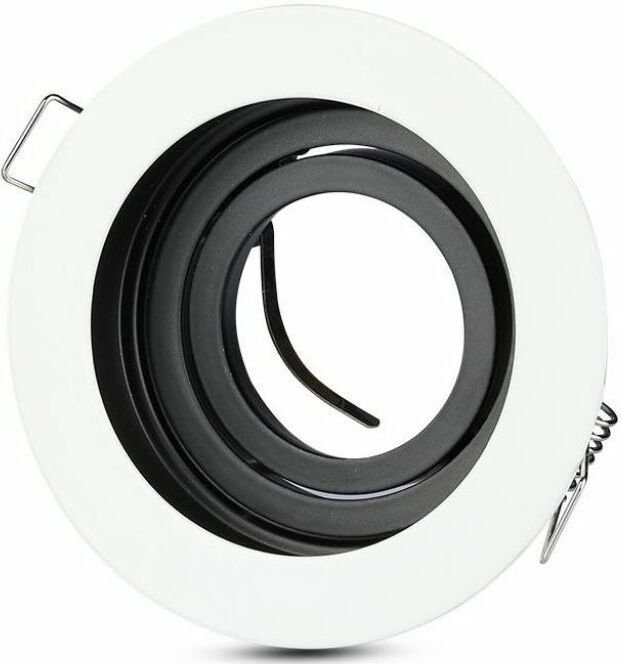 Lamp - GU10 Fitting - Wit - Aluminium - 100x45 mm